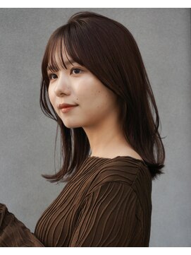 ガーデン オオタカノモリ(garden otakanomori) ナチュラルくびれレイヤーミディアム×大人の艶髪暖色カラー