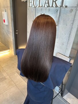 カレンアンドエクラート 大宮(KAREN&ECLART) 髪質改善　艶髪　ストレート　縮毛矯正　暗髪　韓国風　ロング