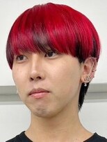 ウィコ 新宿(WICO)&nbsp;レッド×インナーブラック[新宿駅/韓国マッシュ/ベリーショート]