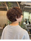 ショートパーマ/ゆるふわショートパーマ