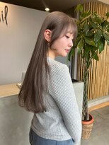 ニール(niil)&nbsp;《 sakura 》顔周りカット × ミルクティーグレージュ