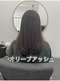 透明感color☆オリーブアッシュ
