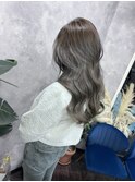 レイヤーカット。バレイヤージュグラデーション