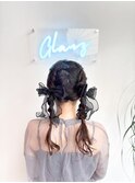 ツインヘアアレンジ