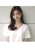 ★美髪レイヤーカット/顔まわりレイヤー/くびれロングレイヤー