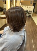 透け感ラベンダーグレージュ