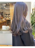 ツヤロング×ラベンダーベージュ【下北沢】