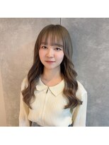 ガルボヘアー 心斎橋店(garbohair)&nbsp;プルエクステ心斎橋エクステグレージュカラー透明感