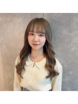 ガルボヘアー 心斎橋店(garbohair) プルエクステ心斎橋エクステグレージュカラー透明感