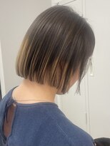 ソワ 北千住(soi)&nbsp;裾グラデーション×切りっぱなしボブ