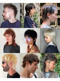 【チクロ】ウルフカット&マレットヘア　wolf/mullet