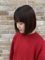 ニューヨークニューヨーク 姫路広畑店(NYNY)&nbsp;小顔見え 艶ボブ×ナチュラルブラウン