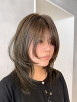 エイト ヘアサロン 渋谷本店(EIGHT)&nbsp;レイヤー×オリーブグレージュ