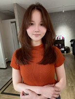 エトワ 中央店(etoi)&nbsp;大分ハッシュカット胸上鎖骨下ミディアムレイヤースタイルかるめ