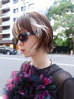 ユルク(JURK nagoya)&nbsp;栄/ハッシュカット/グレージュ/デザインカラー