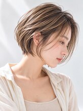 ネオリーブソラ 相模大野店(Neolive sola)&nbsp;相模大野/ナチュラルショート/ミルクブラウン/ハイライト/30代
