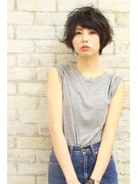 ヘアーアートシフォン 川口東口店(hair art chiffon) ワイドバング&モーブカラーのワンサイドくびれミディ風ヘア 川口