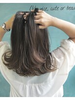 クラン(clan)&nbsp;似合わせカットヴェールウェーブブルージュアシメショート