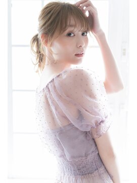 ファイル バイ リトル(file by little) 簡単アレンジ華やかポニー