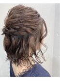 20代・30代・40代似合う小顔ヘアアレンジ♪二次会ブライダル花嫁