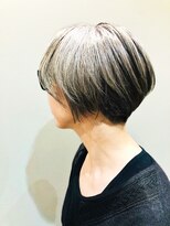 フルショウ アシヤ(FURUSHO ASHIYA)&nbsp;【グレイヘア】トランクスヘアグレージューツーブロックショート