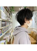 ジェンダーレスマッシュショート