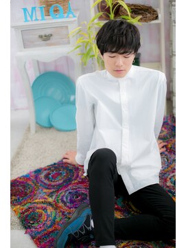 ミック 日暮里店(miq) 計算された毛流れ！グレージュグランマッシュショートb1