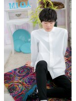 ミック 日暮里店(miq) 計算された毛流れ!グレージュグランマッシュショートb1