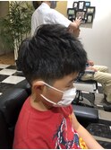 キッズカット　ソフトモヒカン