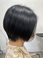 クート 北浦和(ku-to) 黒髪でもハンサムショートで自然な丸みに×髪質改善×ハイライト