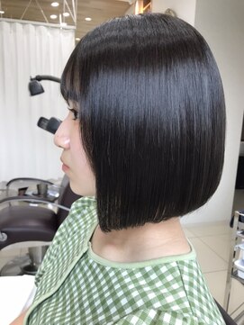 メタ(META) カット+海洋深層水縮毛矯正ストレート(クリスタル縮毛矯正)