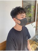 クセを活かしたメンズショートヘア!
