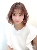 ボブウルフ外国人風カラー韓国ツヤカラー透明感20代30代40代銀座