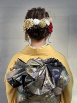 ヘアー アイス ルーチェ(HAIR ICI LUCE) 成人式セット シニヨン/今枝