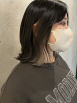 ザ ラボ アングゥ(The Labo ungu)&nbsp;インナーカラー/ぱつんとbob／ピアスカラー