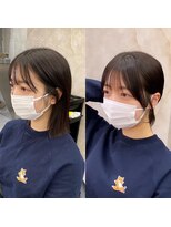 ロンドアヴァントゥス 池袋(Lond aventus)&nbsp;サイドバング、おくれ毛、前髪カット、小顔カット