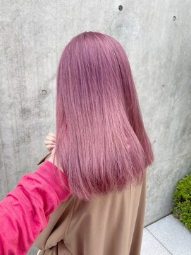 ワンズミラー 立川(ONE'S MIRROR) ピンクカラー/イメチェン/美肌カラー[立川駅/ケアブリーチ]
