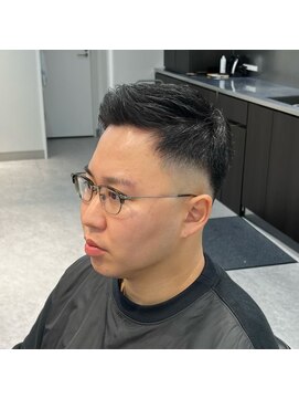 コバリ(KOBARI) アップバングツーブロックマッシュ束間波巻き
