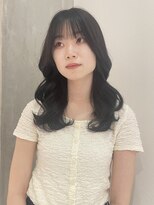 ヨーク(YOKE)&nbsp;【 YOKE 】暗髪セミロングレイヤー大人かわいい顔まわり小顔