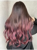 ブロンドベージュグラデーション_ショコラアッシュ_Y40