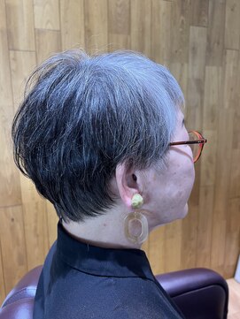 チアー ヘアリラクゼーション(cheer HAIRRELAXATION) グレイヘア+ショートボブ