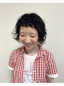 ナループロア ハチ(Nalu pu loa hachi) ボブパーマ/黒髪パーマ/切りっぱなしボブ/ショートボブ