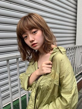 エミュ 新宿(emu) 【当日予約OK】ダブルカラーで透け感ベージュ