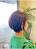 骨格修正ショートボブ