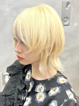 ロア 福岡天神本店(LORE) ダブルカラーベージュカラーケアブリーチカラーハイトーンカラー