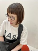 酸性ストレート×ミニボブ