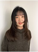 姫カット韓国レイヤー