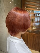 フェイス 大船(FACE) ショートウルフ×深みオレンジカラー/Kurumi