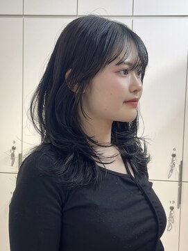 ロンドアンメゾン 原宿(Lond un Maison.) 【木坂桃歌】黒髪カタログ ボブルフ 小顔に見せるヘア