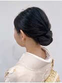 訪問着着付けヘアセット